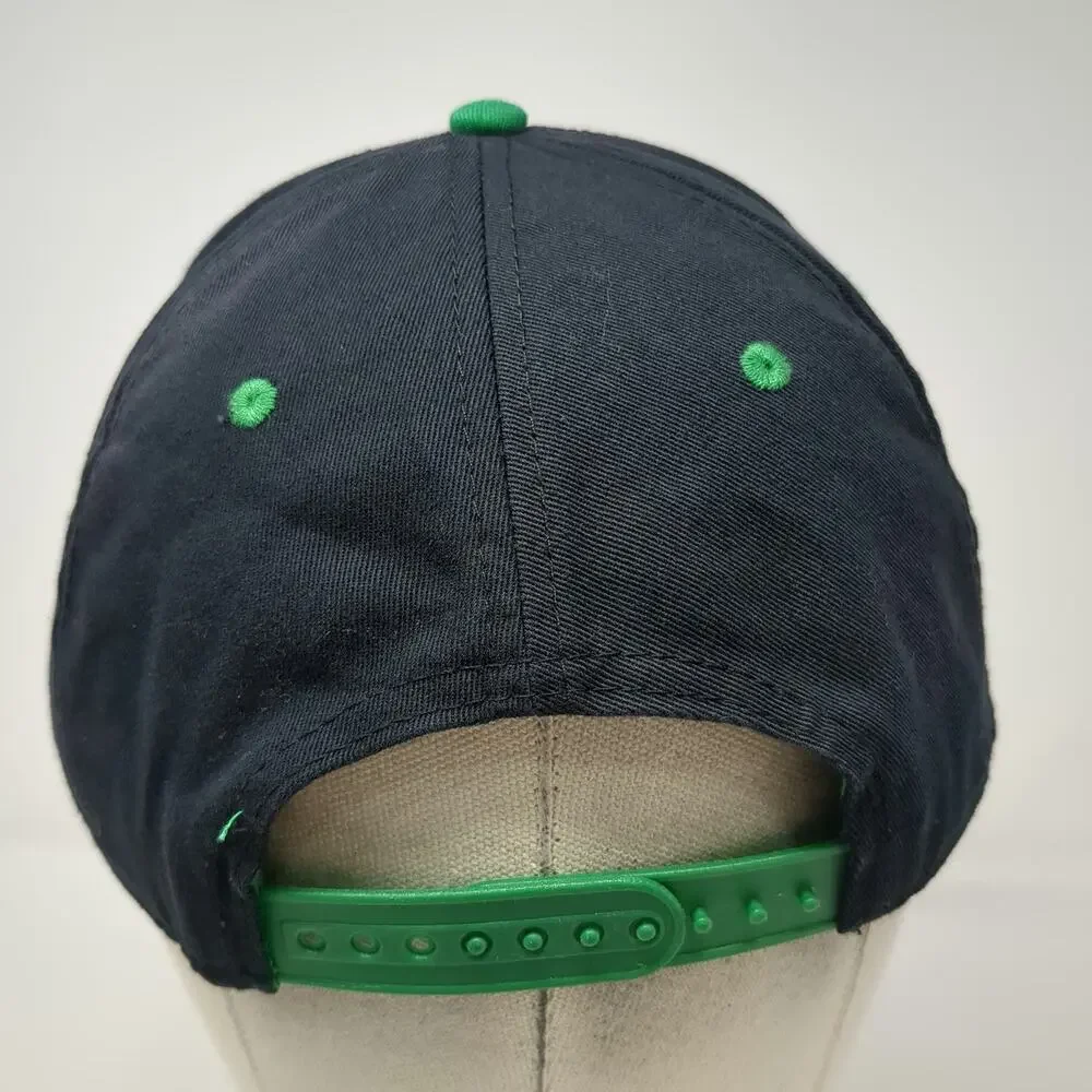 5 Panel Black Green One Size Philly Skyline Graphic Embroidered Snapback Hat